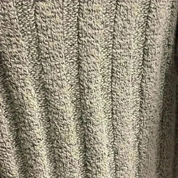 No Boundaries gray open sweater/cardigan ribbed with pockets & lace up back - Picture 2 of 10